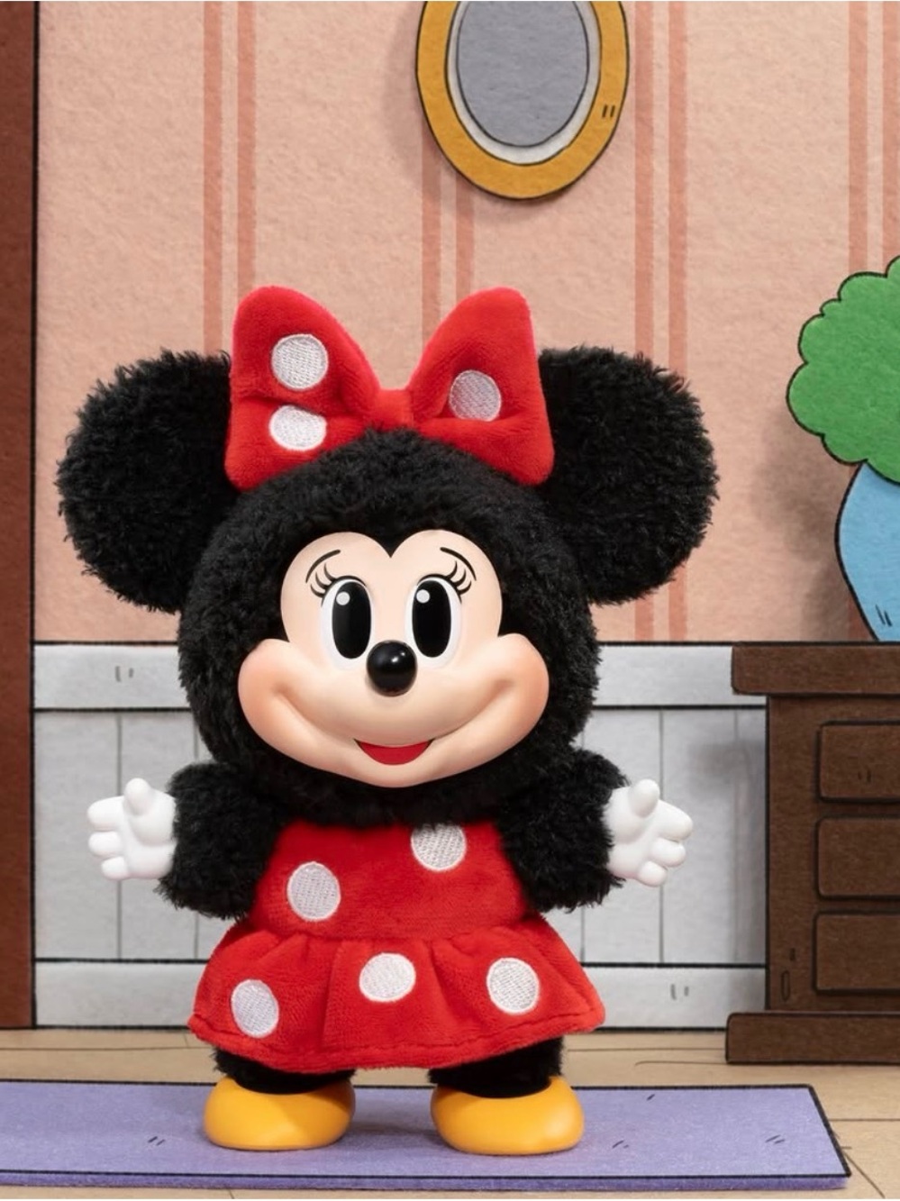POPMART Mickey Family Cute Together Keychain Series Figures - Minnie Box Opened